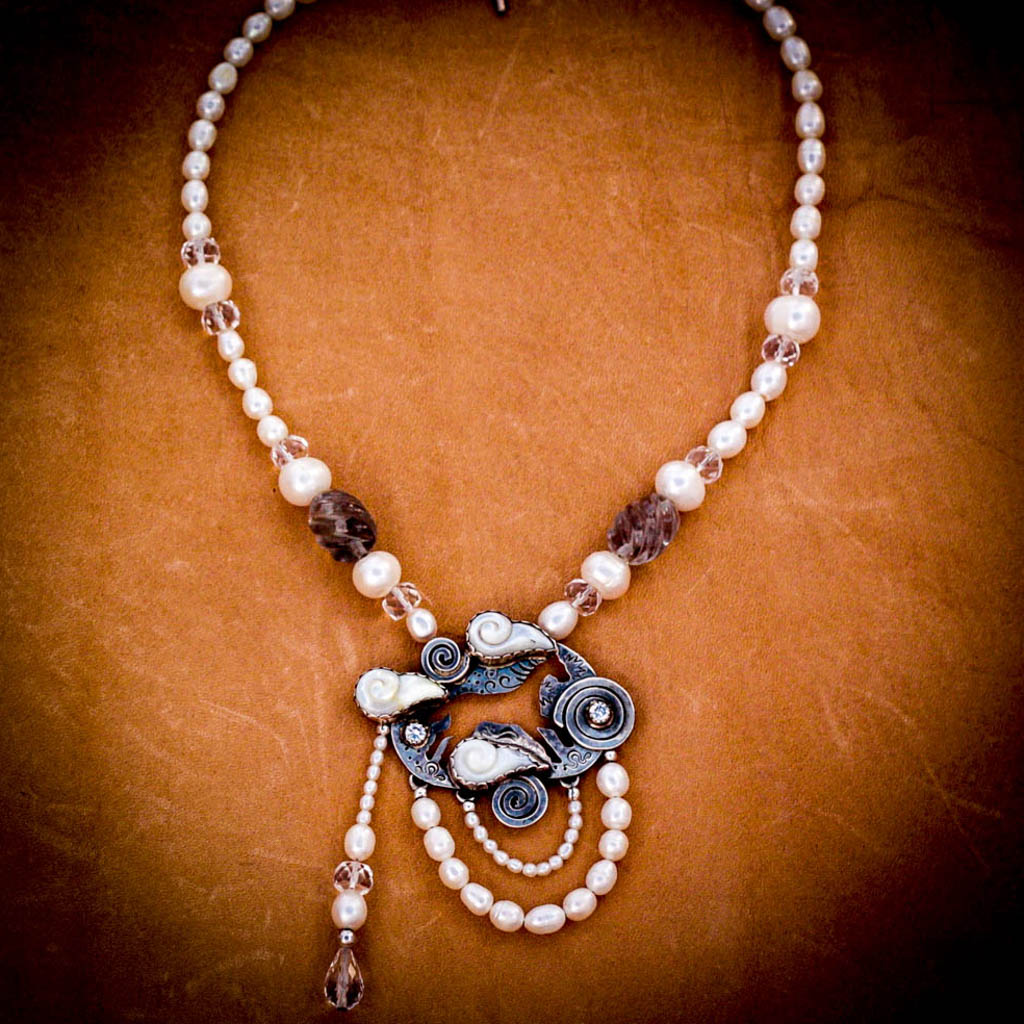 Mother of Pearl in handcrafted jewelry